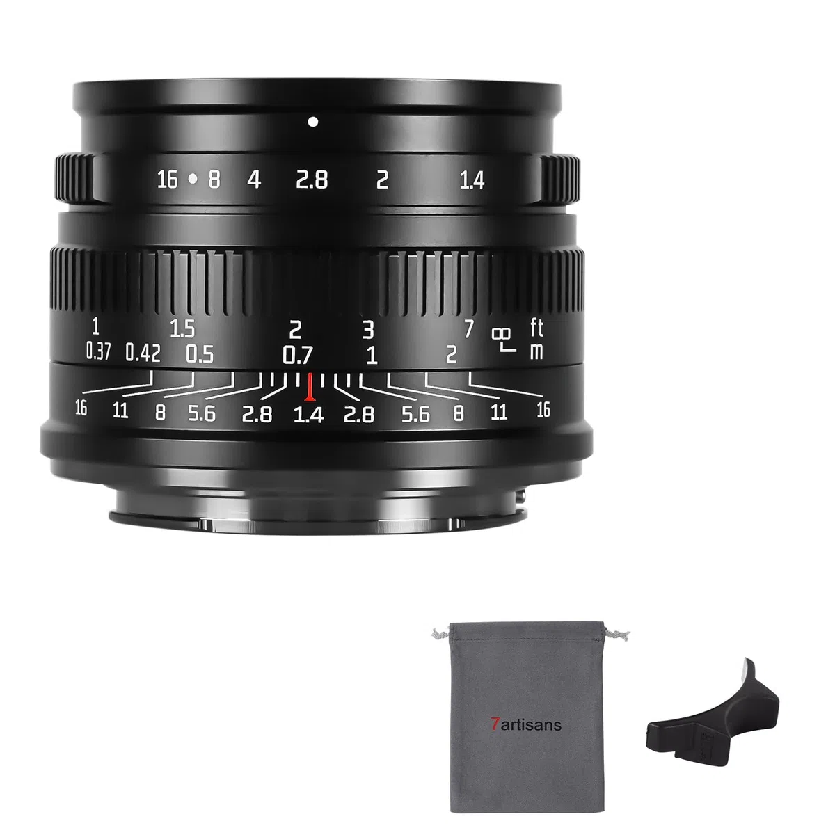 7artisans Lente Fija 35mm F1.4 Mark II APS-C Enfoque Manual Gran Apertura Compatible con cámaras sin Espejo Canon R Mount R RP R5 R6