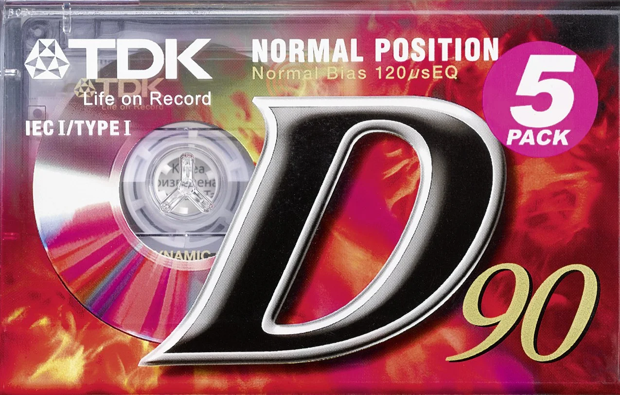 TDK D-90 Cinta de audio/video 90 min