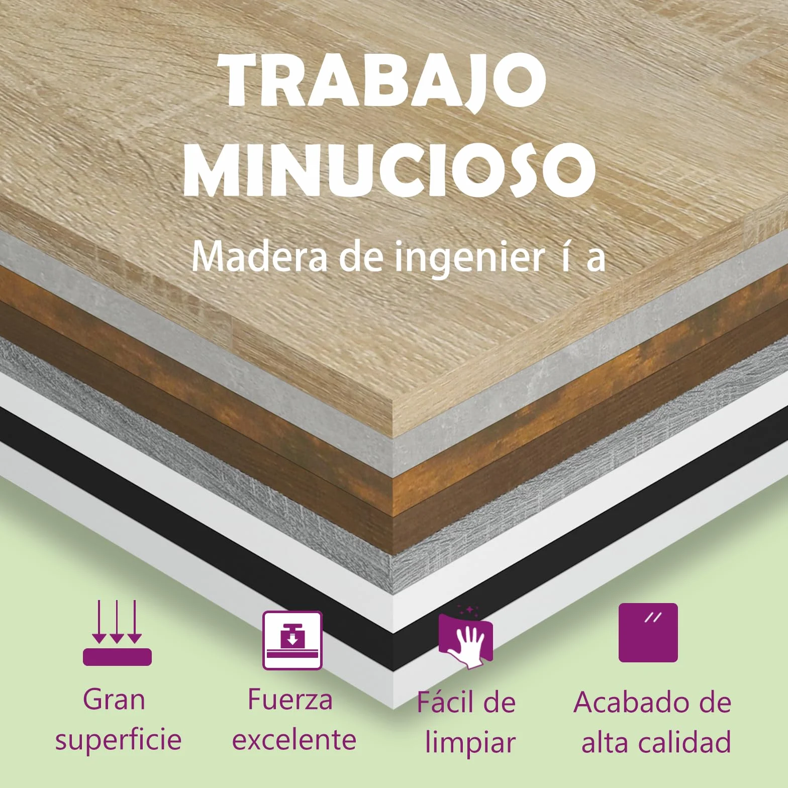 vidaXL 2X Estantería de CDs Armario Estante de Pie Almacenamiento Almacenaje Mueble Libros Práctico Decorativo Casa Hogar Gris Hormigón Contrachapada