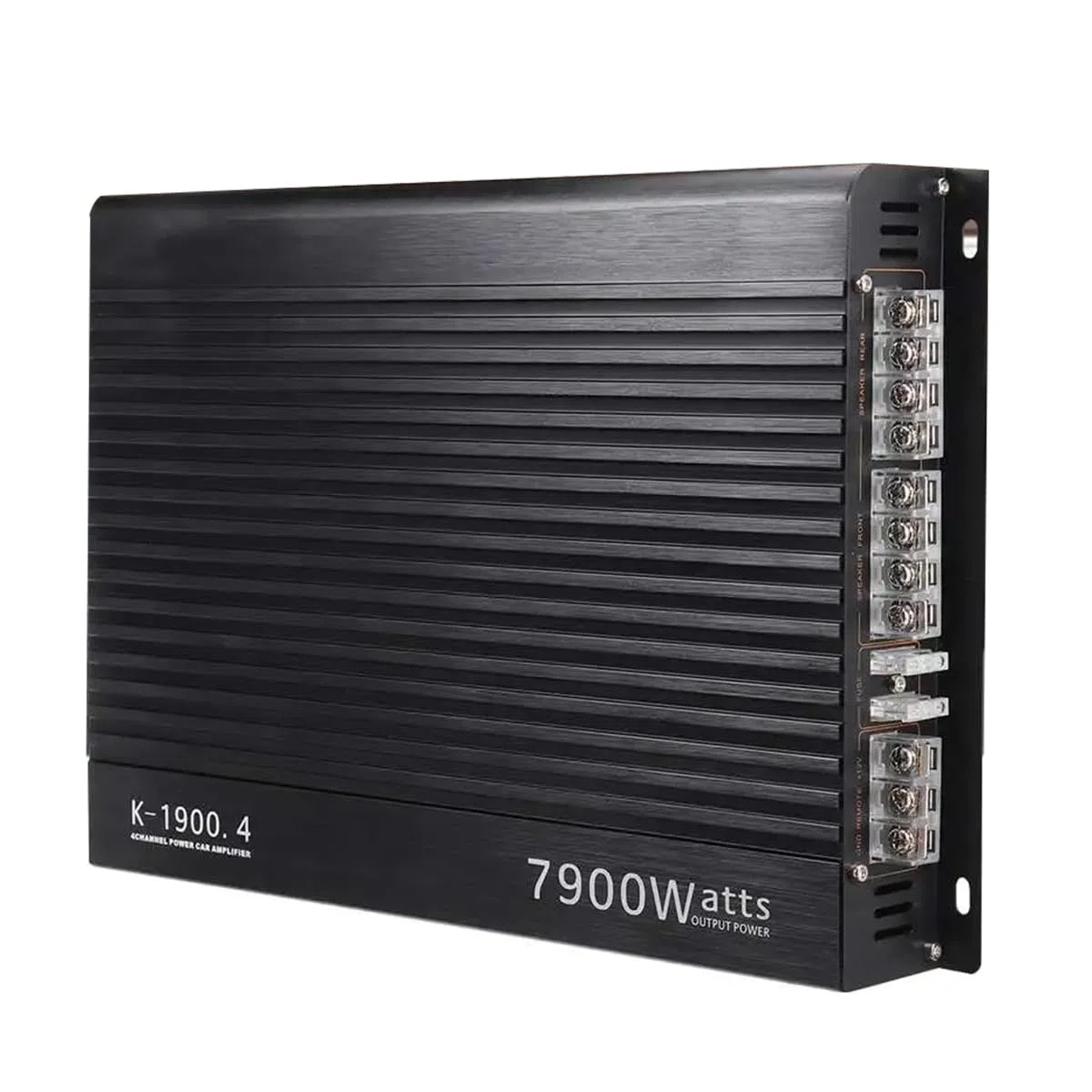 Amplificador de Coche 12V 7900W, Potente Subwoofer Audio de 4 Canales, Estéreo de Potencia de Aluminio para Vehículo, 500437645