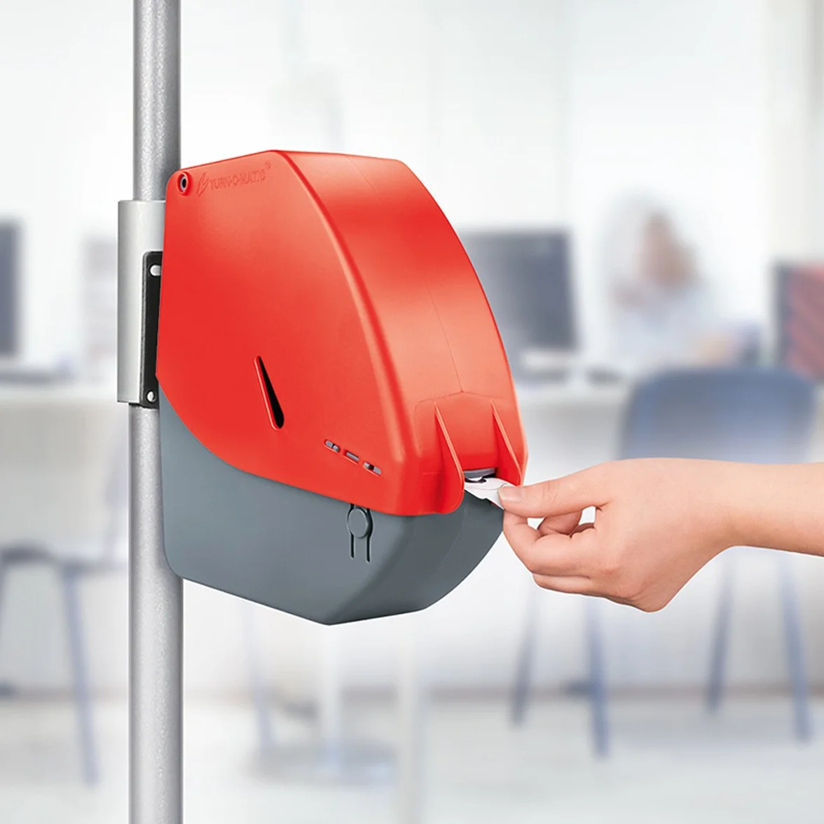 Meto Turn-O-Matic sistema de colas indicador LED tres dígitos 1 sistema de llamada