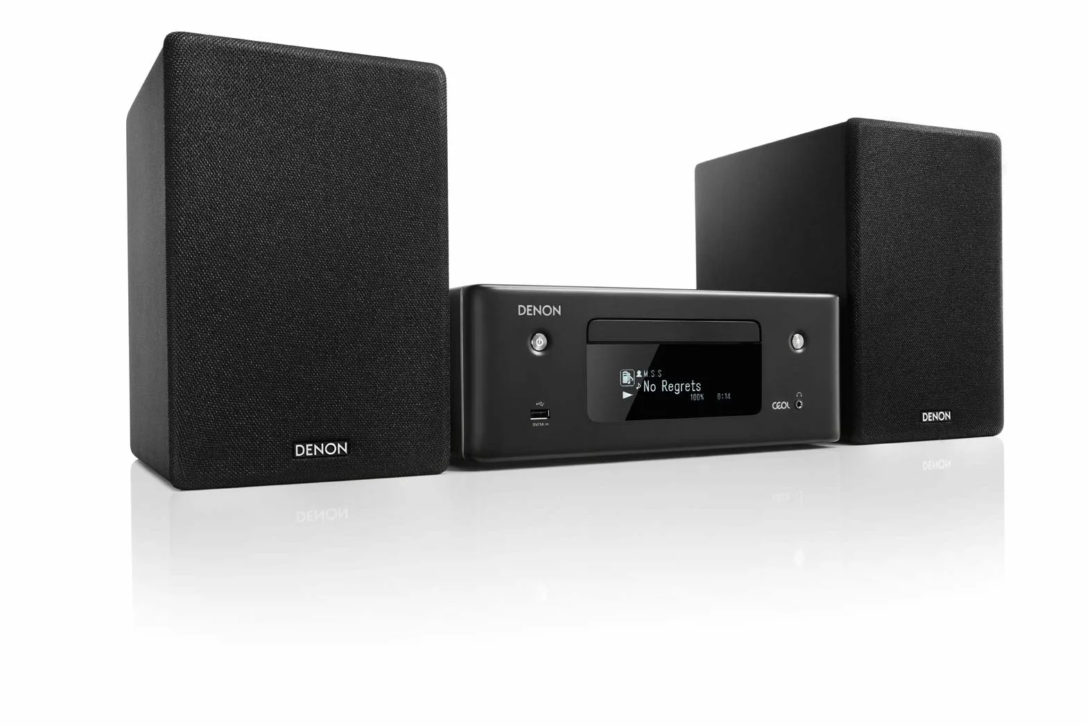 DENON Microcadena con conexión en Red Negro
