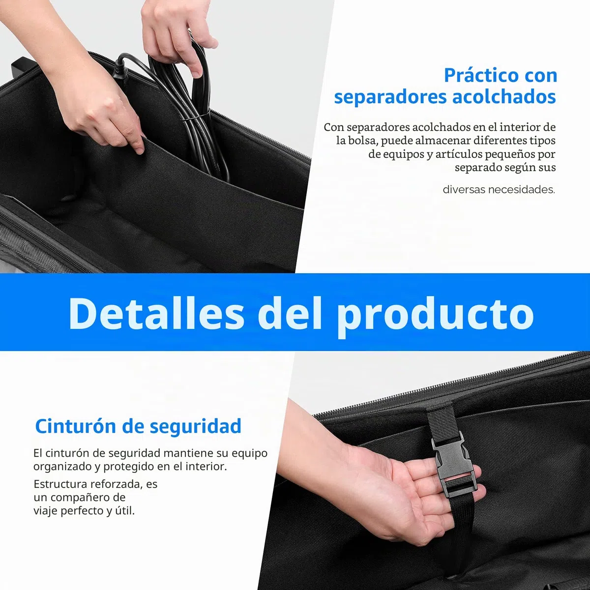 NEEWER Bolsa de Transporte para Equipo de Estudio fotográfico, Soporte de luz, trípode, Flash, Pantalla de Estudio, Estudio fotográfico, etc. (NW-B01)