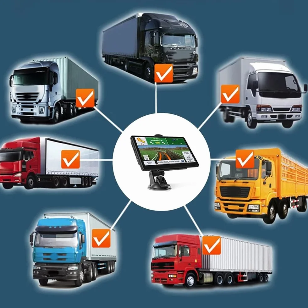 NEWFUN Navegador GPS Coche 7 Pulgadas Profesional 2025 Mapas Europa Actualización