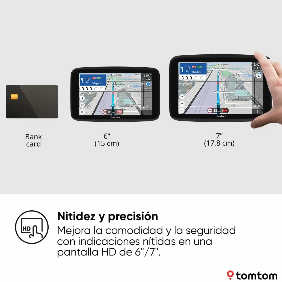 TomTom GO Expert Plus Premium Pack GPS para camión 7" HD, TomTom Traffic, mapas mundiales