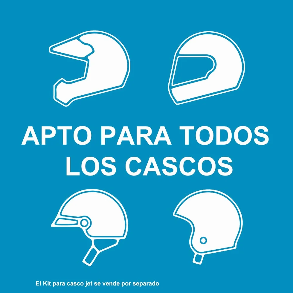 Cardo FREECOM 2X Bluetooth Intercomunicador 2 Vías para Motocicleta Negro