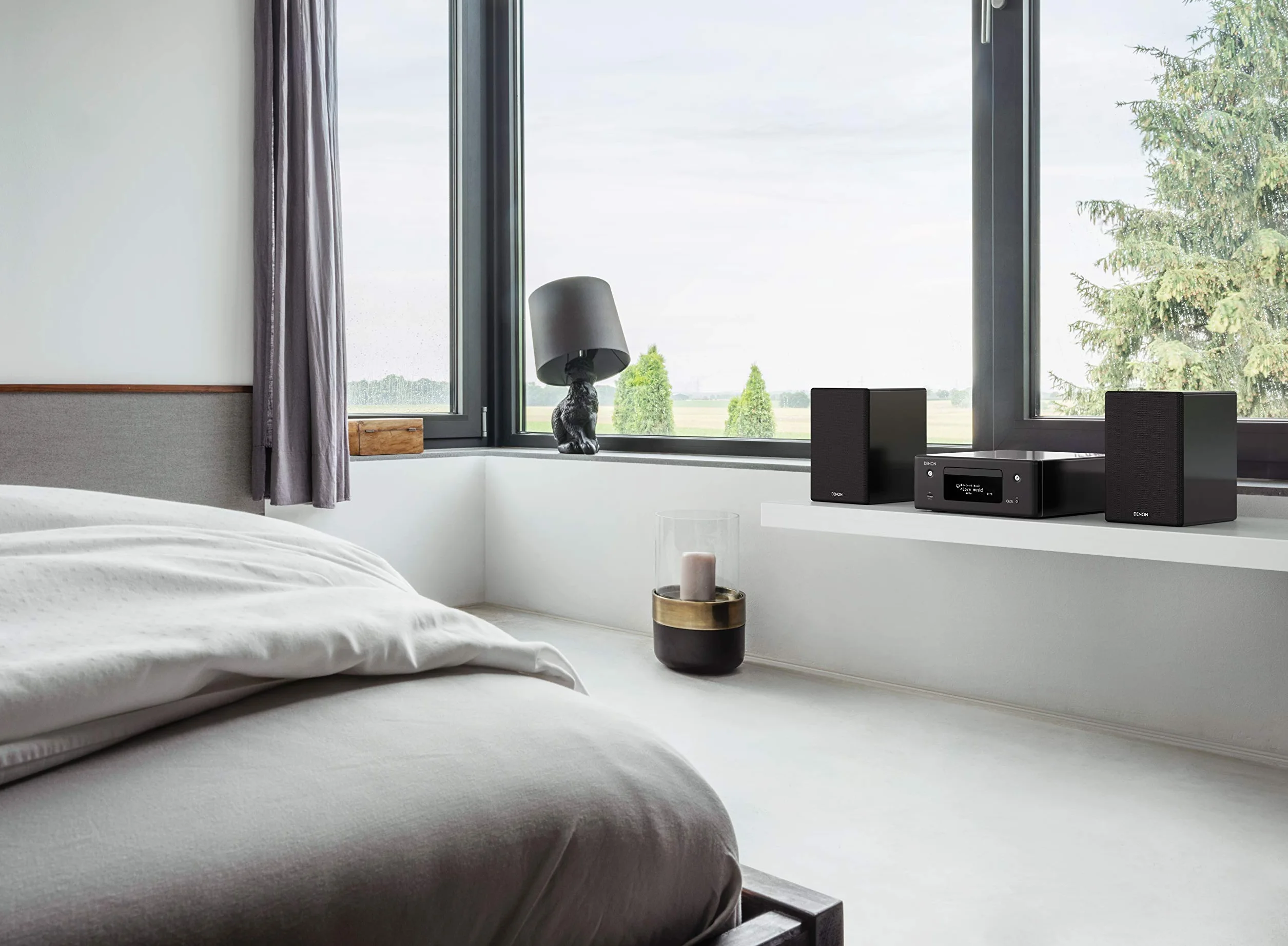 DENON Microcadena con conexión en Red Negro
