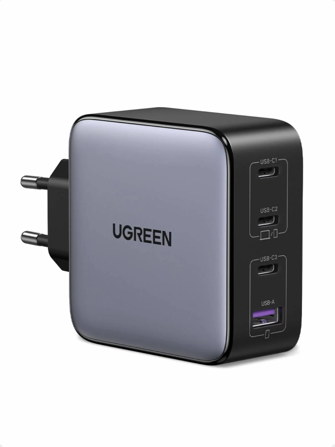 UGREEN Nexode 100W Cargador USB C Carga Rápida Multidispositivo con 4 Puertos Compatible con iPhone 17 Pro MAX Air 16 15 14 13 Galaxy S26 25 24 Pixel 10 Pro iPad MacBook M5 M4 Steam Deck