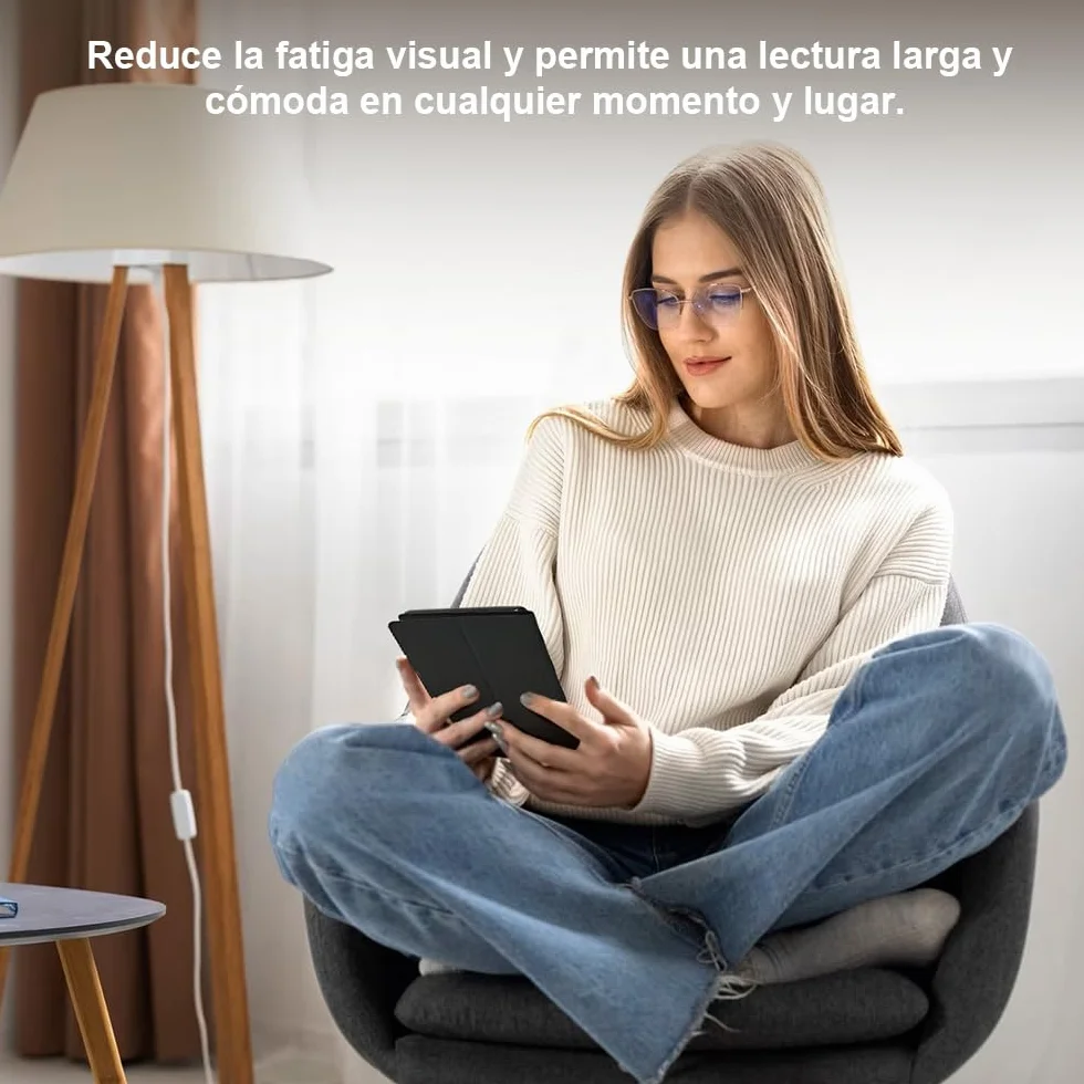 Veidoo Lector de libros electrónicos 6 pulgadas 32 GB 758x1024 212 DPI luz ajustable Android altavoz