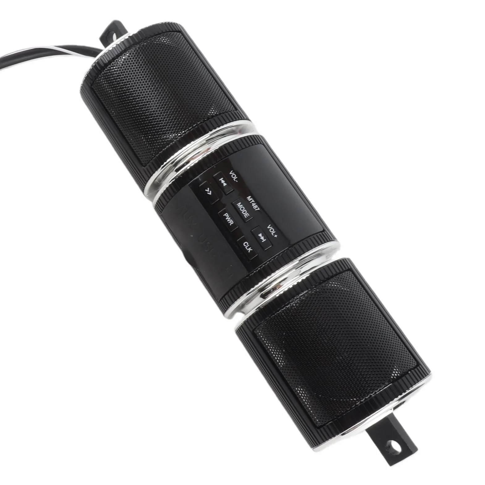 Altavoces para Moto Universal 3 0 + EDR Reproductor Musical Resistente Al Agua con USB TF Y IN Compatible con Todos Los Manillares De Motocicleta Color Negro