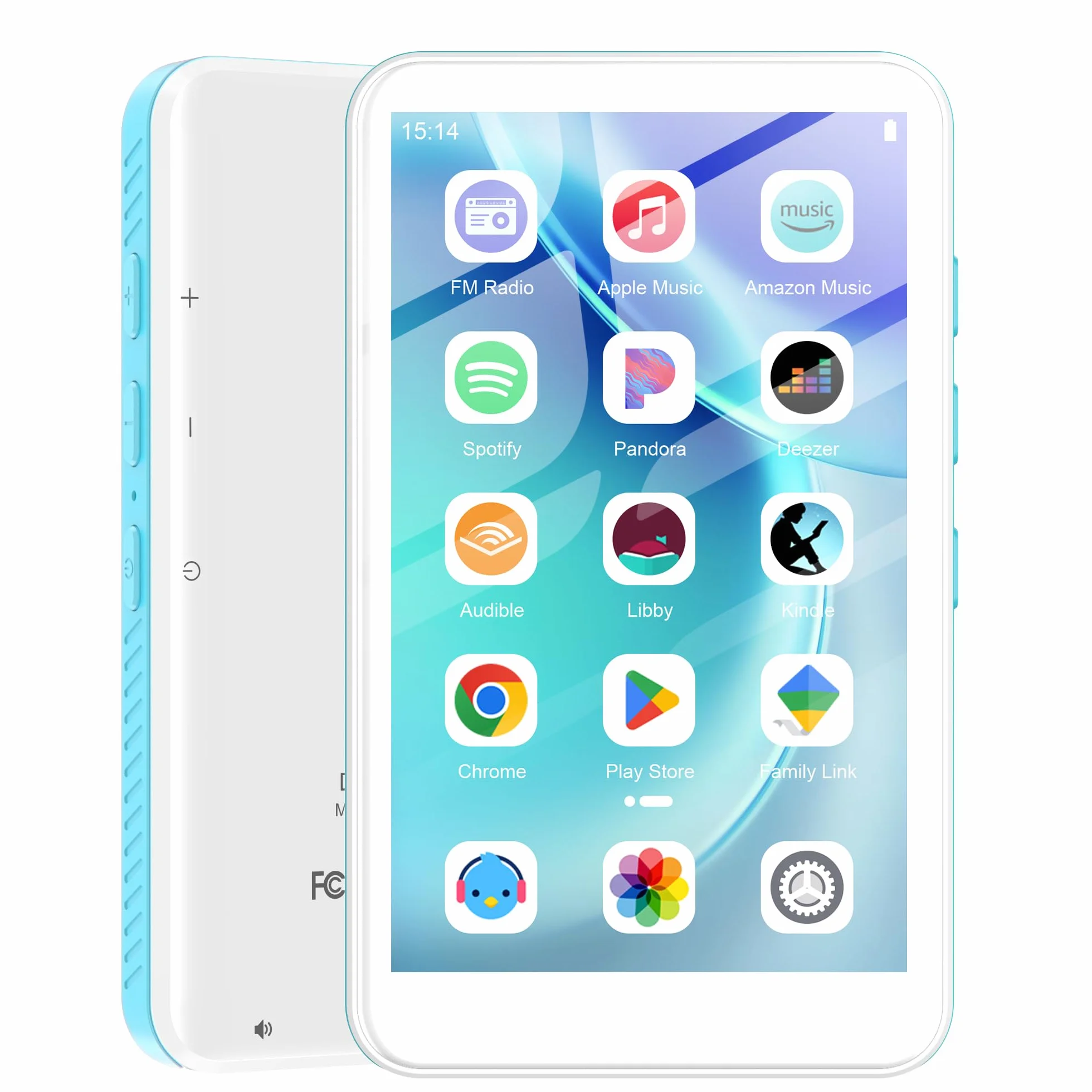 SWOFY D08 Reproductor MP3 Android 13 160GB Bluetooth WiFi 4 pulgadas Pantalla táctil