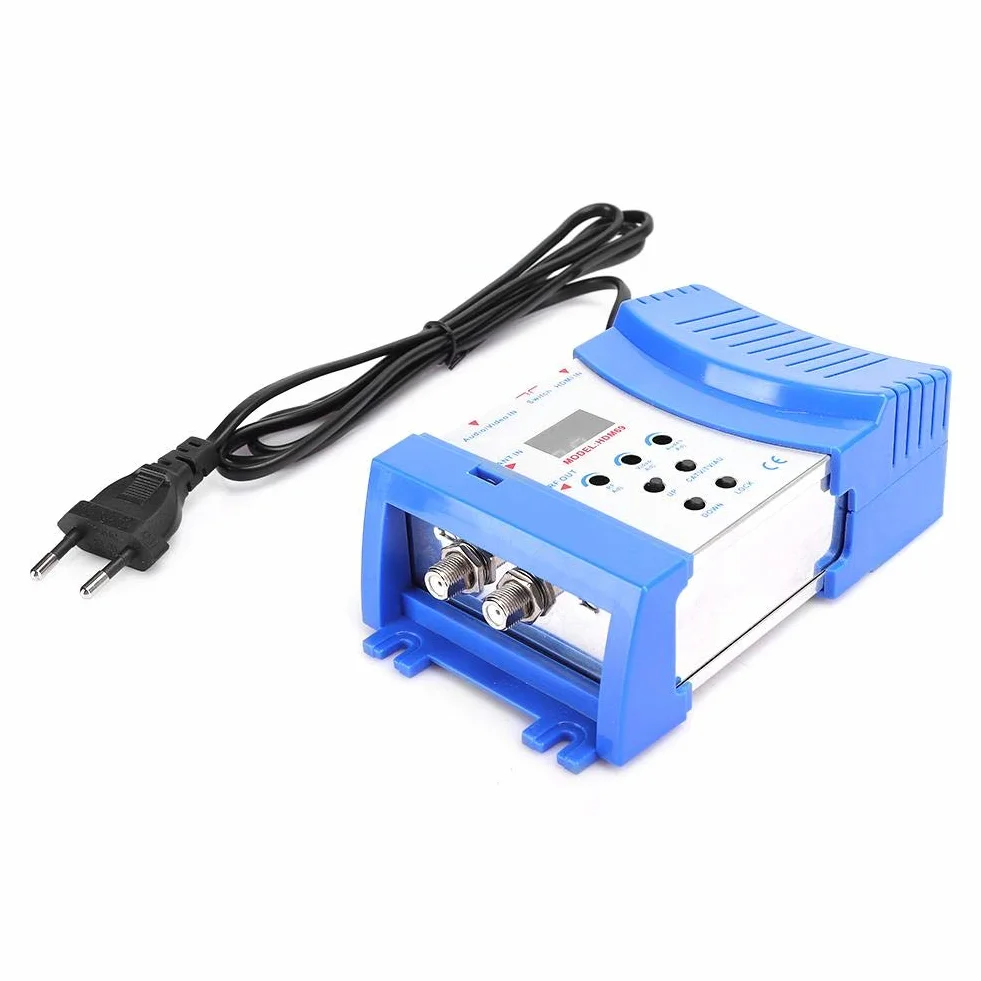 Modulador Digital HDM69 Profesional Modulador RF HDMI Convertidor AV RF Modulador estándar NTSC PAL VHF Frecuencia de Funcionamiento UHF para Receptor de satélite