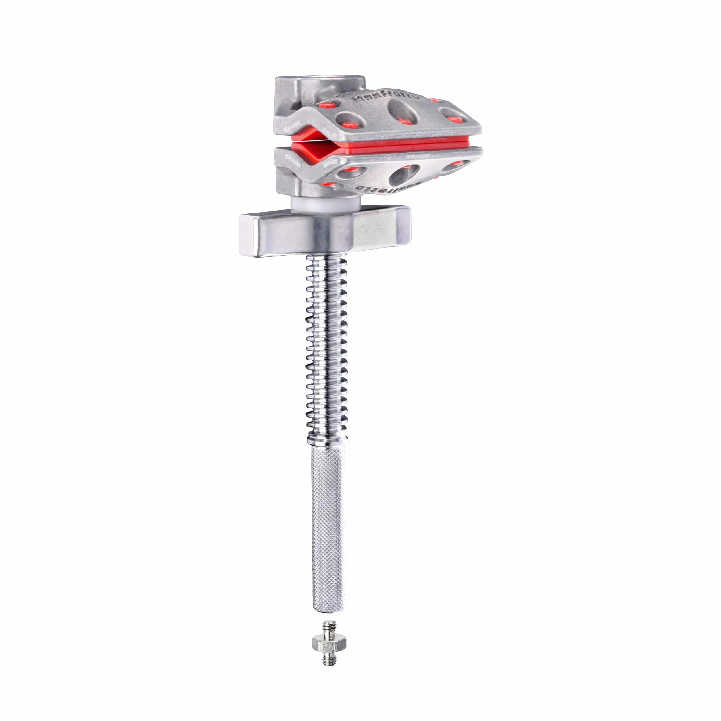 Manfrotto Abrazadera para tornillo de banco, 5 cm, color gris