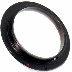 ayex Adaptador Retro Compatible con Canon de 58 mm Reversering Macro Adaptador para atornillar al revés un Objetivo Anillo de inversión