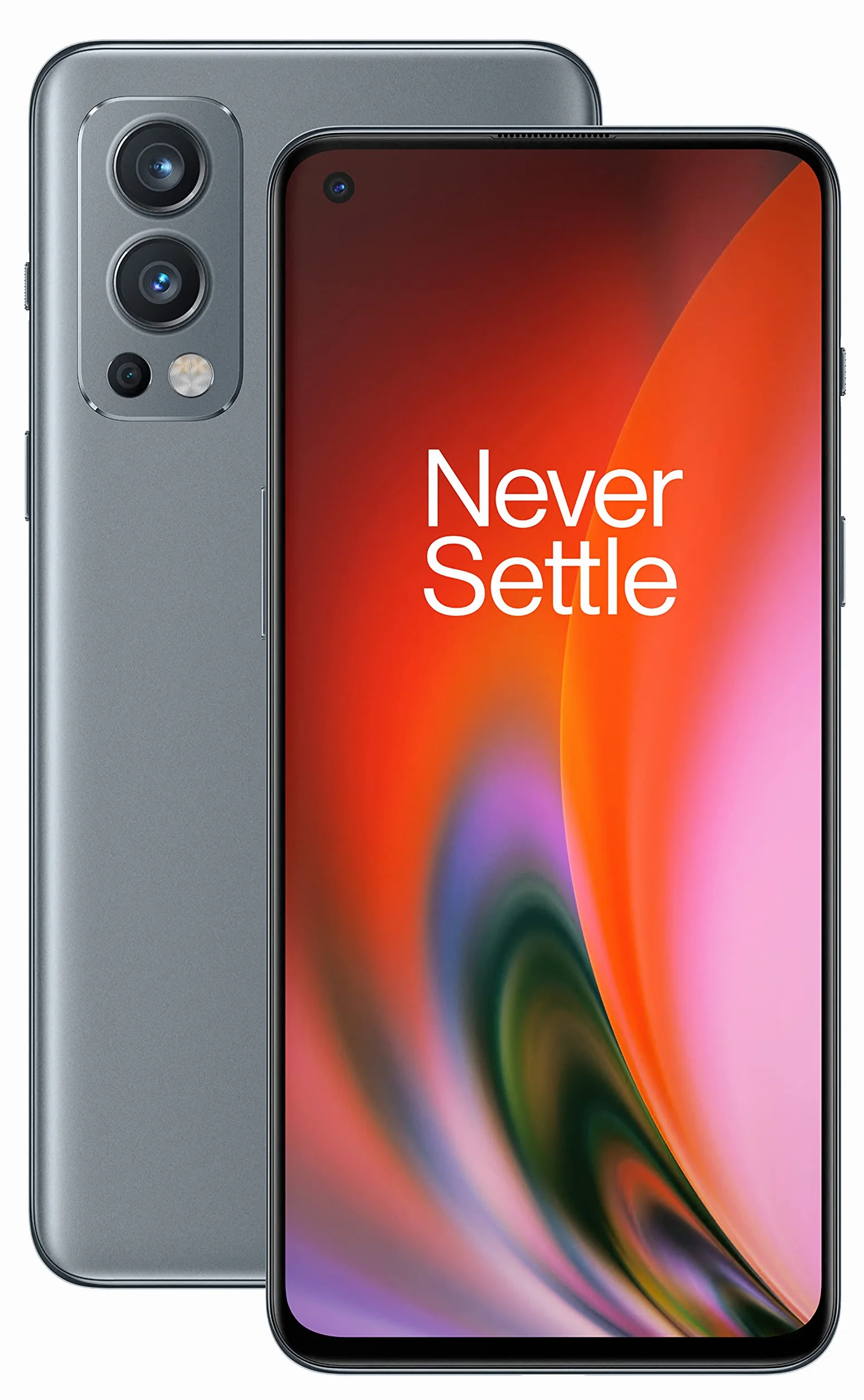 ONEPLUS Nord 2 5G (Reino Unido) – 12 GB RAM 256 GB SIM Libre Smartphone con Triple cámara y 65 W Warp Charge – Gris Sierra (Reacondicionado)