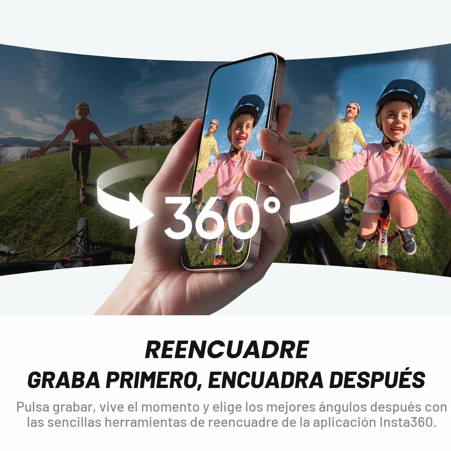 Insta360 X4 Cámara 8K 360° 165 g Negro Grafito Paquete de Principiante