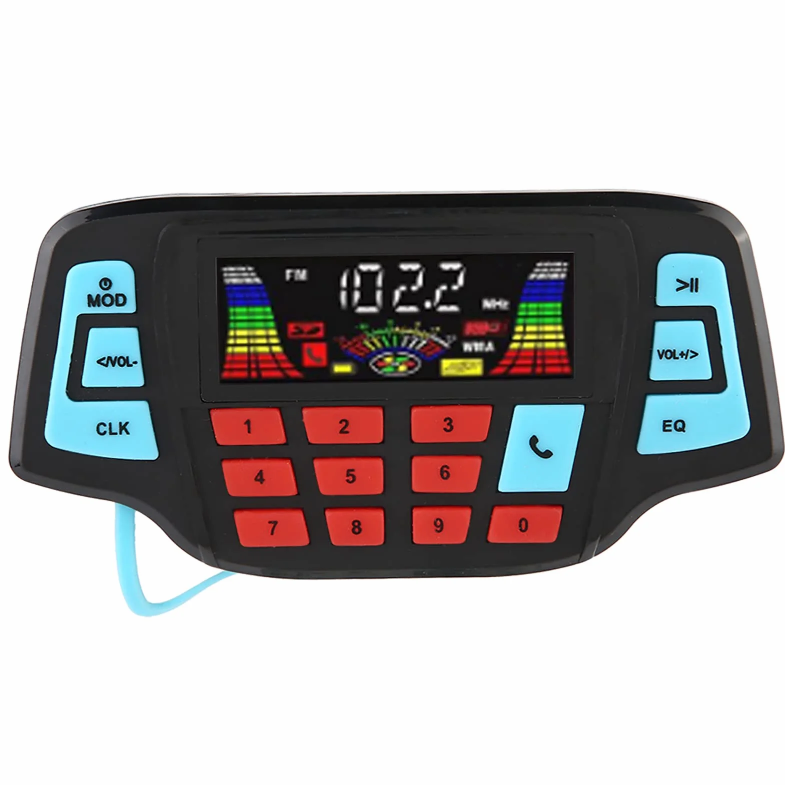 Altavoz Estéreo Impermeable Bluetooth para Motocicleta, Reproductor MP3 con USB