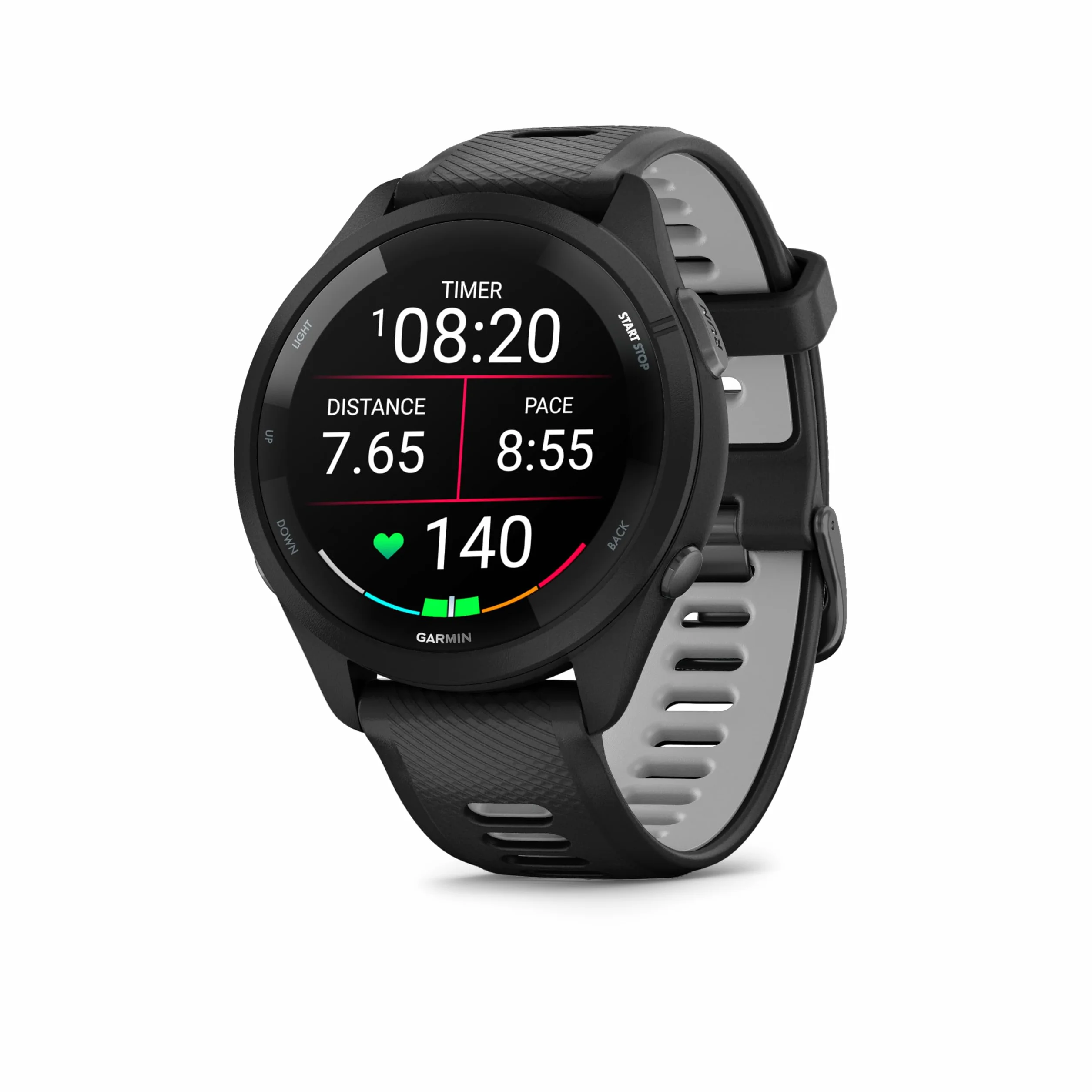 Garmin Forerunner 265 Reloj Inteligente para Correr con GPS, Pantalla Táctil AMOLED, Métricas Optimizadas, Planes de Entrenamiento, Pay, Música, Autonomía de 13 Días, Negro