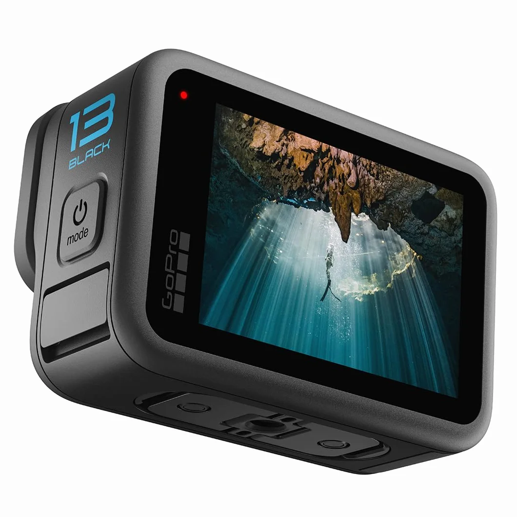 GoPro HERO13 Black Cámara de Acción Resistente al Agua 5.3K60 27MP Compatibilidad Lentes Serie HB