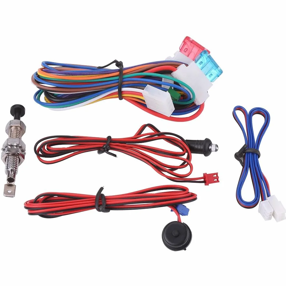 Sistema de Seguridad para Automóvil, Sistema de Protección de Seguridad de Alarma de Automóvil Universal Entrada Sin Llave con 2 Controles Remotos Sirena