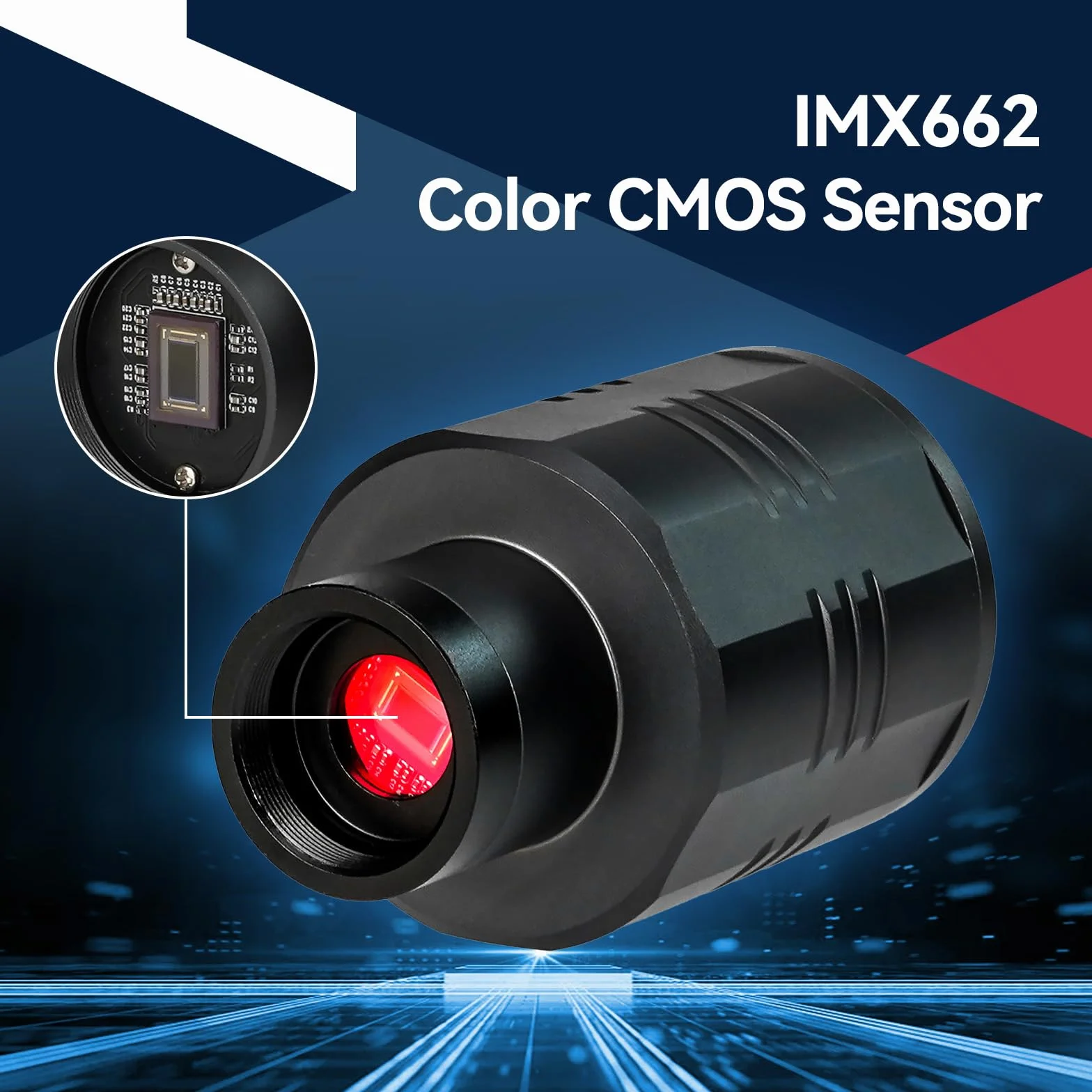Svbony SC311 Telescopio WiFi Cámara Astronómica, Conexión WiFi de 4 Puntos Ocular Electrónico con Sensor CMOS IMX662, Ocular del Telescopio con Tarjeta TF de 32GB para EAA y Fotografía Planetaria