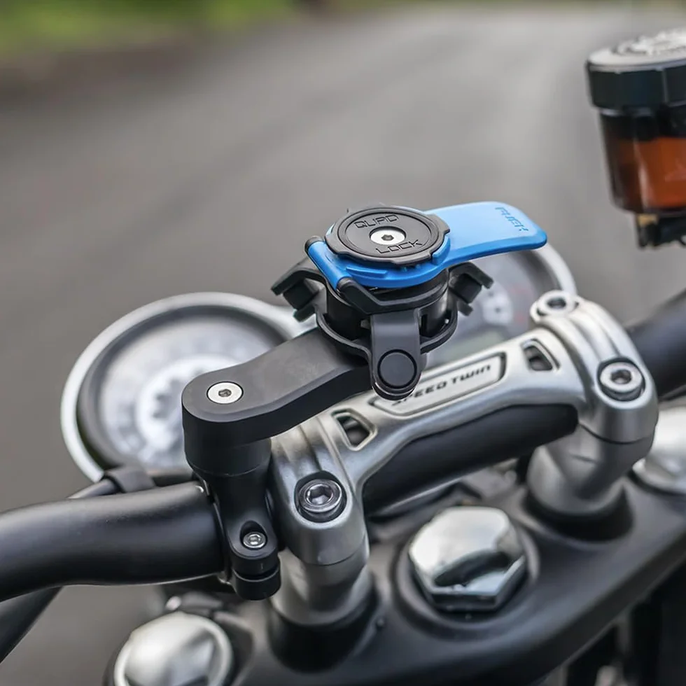 QUAD LOCK Soporte móvil Moto con Amortiguador de Vibraciones y Adaptador Universal