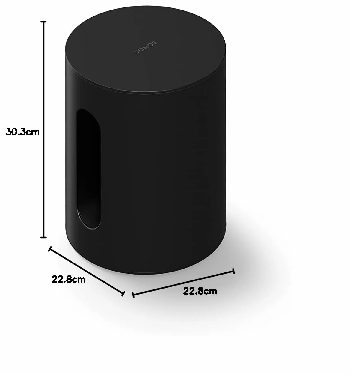 Sonos Sub Mini Subwoofer inalámbrico Compacto Negro