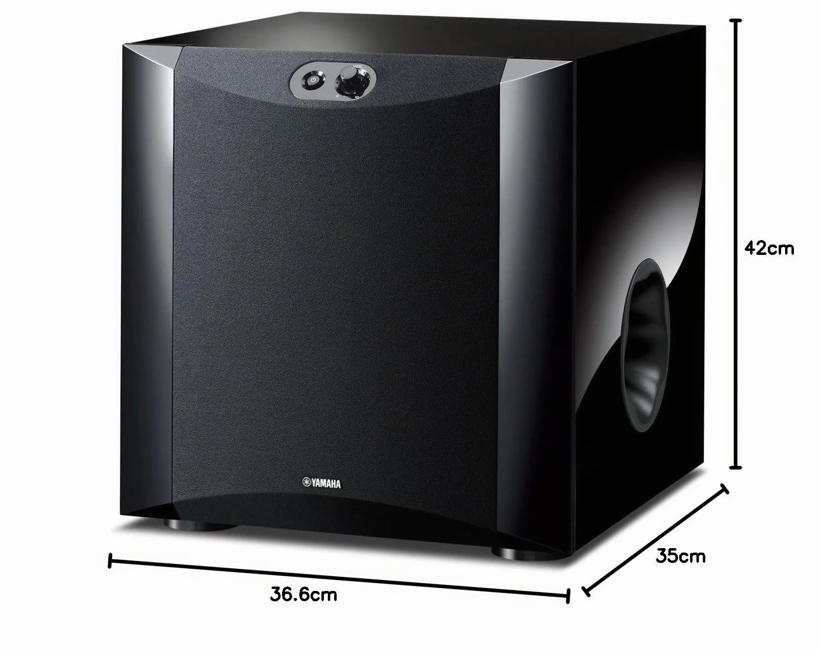 Yamaha NS-SW300 - Subwoofer de 250 W, negro