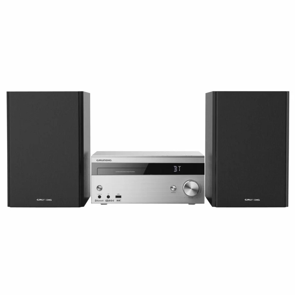 Grundig CMS 4000 BT Dab Sistema Hi-Fi (Alta fidelidad), Color Plata