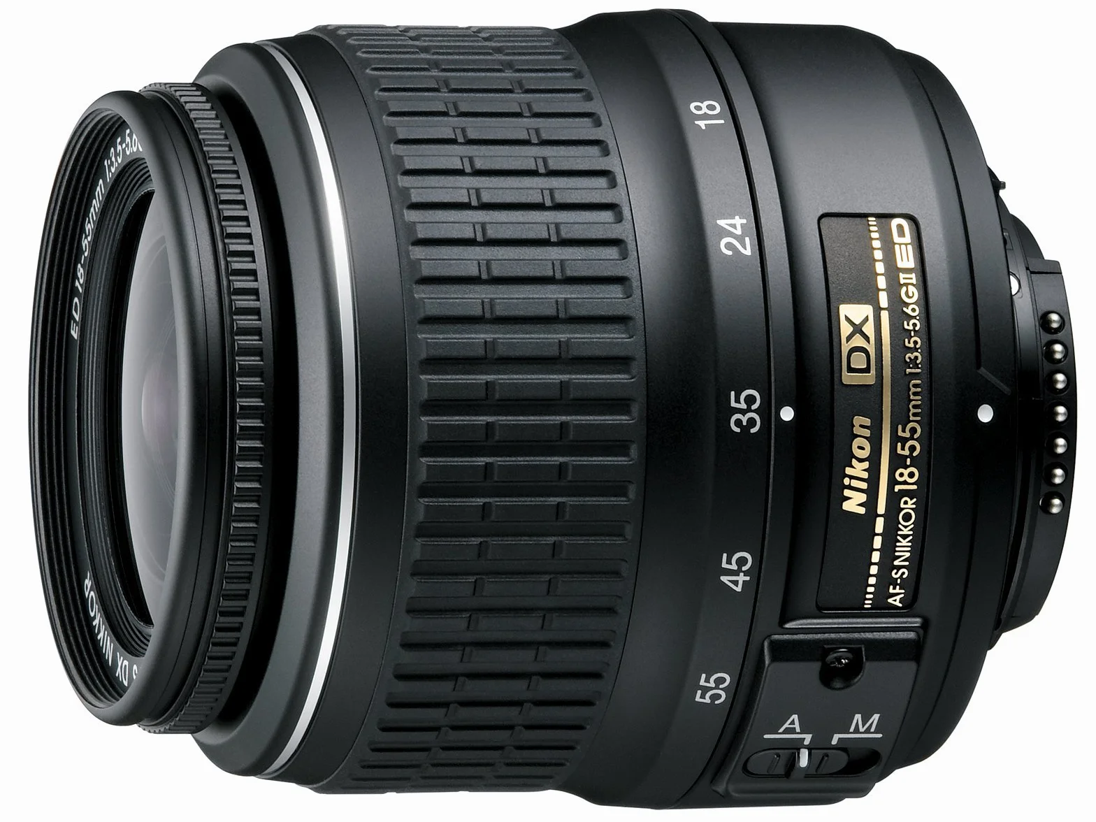 Nikon AF-S DX Zoom-Nikkor 18-55mm 1:3.5-5.6G ED II Lens Black
