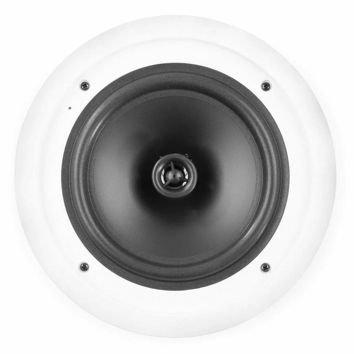 Power Dynamics CSBT80 Juego de Altavoces Bluetooth para Techo, par de 240 w, Altavoz empotrable de 2 vías para Techo y Pared, Amplificador Digital Integrado. Oficinas, Restaurantes, Salones. Blanco