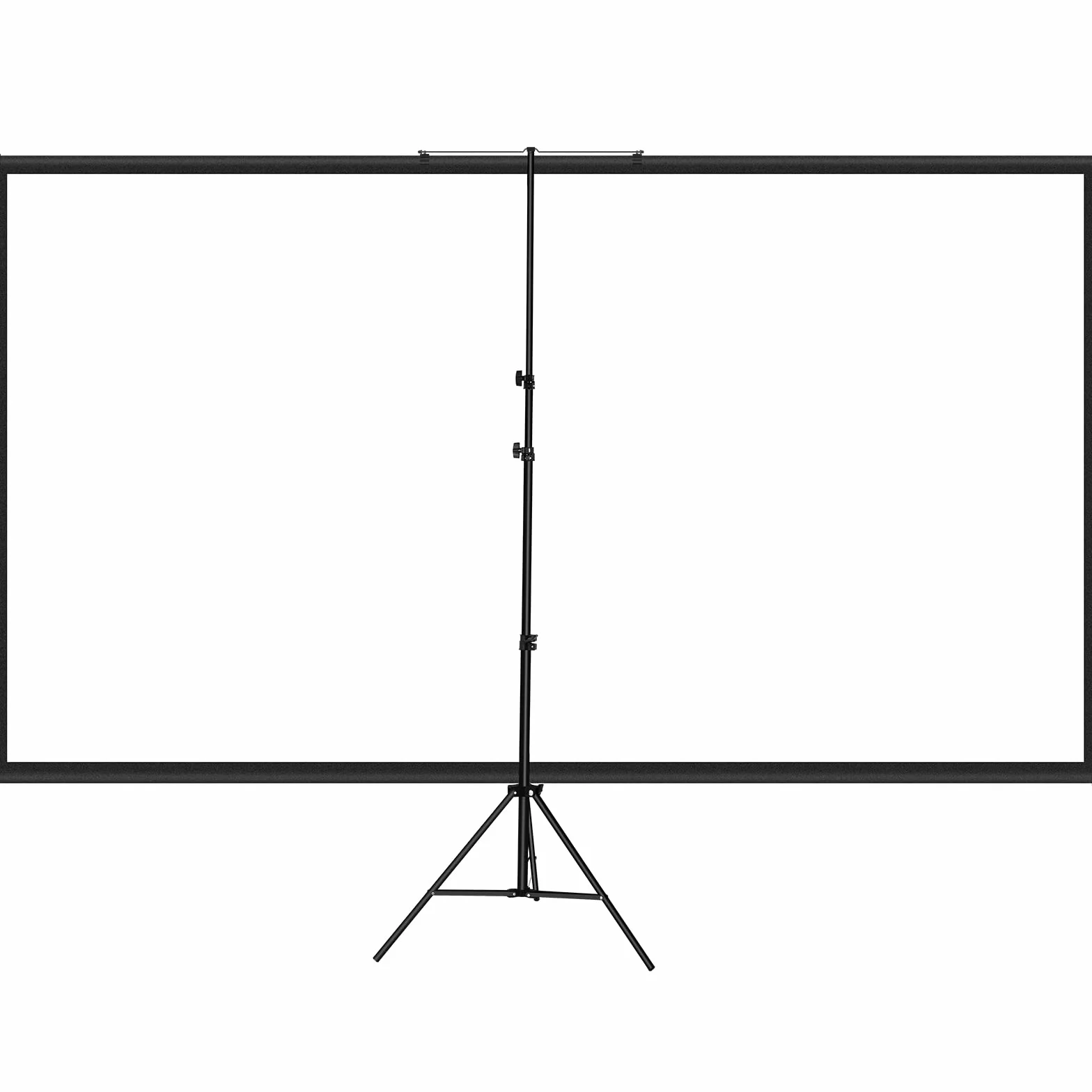 VEVOR Pantalla Proyector 100" 16:9 4K HD Trípode Ajustable 200-250 cm Portátil 227x127 cm Cine en Casa Negro