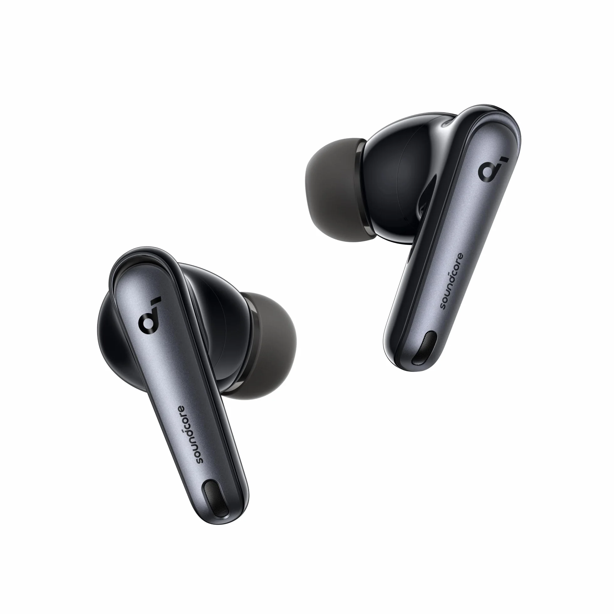Soundcore by Anker Liberty 4 NC Auriculares Inalambricos Bluetooth, 98,5% Reducción del Ruido, Cancelación Ruido Adaptable a oídos y Entorno, Hi-Res Audio, 50 Horas, Carga inalámbrica, Bluetooth 5.3