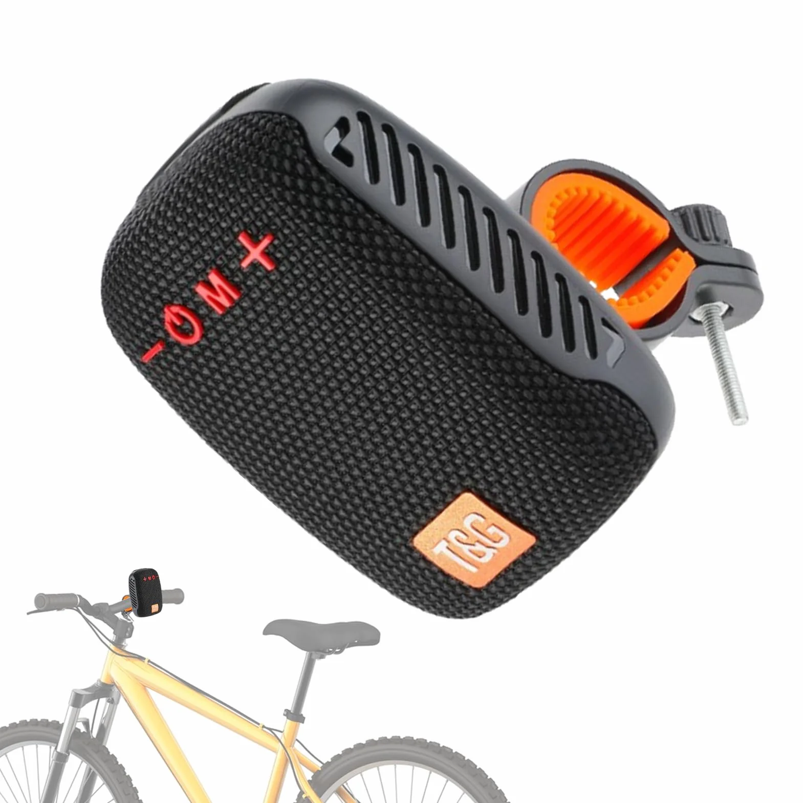 Receptor de montaje en barra para motocicleta: módulo de caje de música para paseo con batería recargable, equipo de música para viajes a prueba de agua, herramienta de transmisión en carreteras