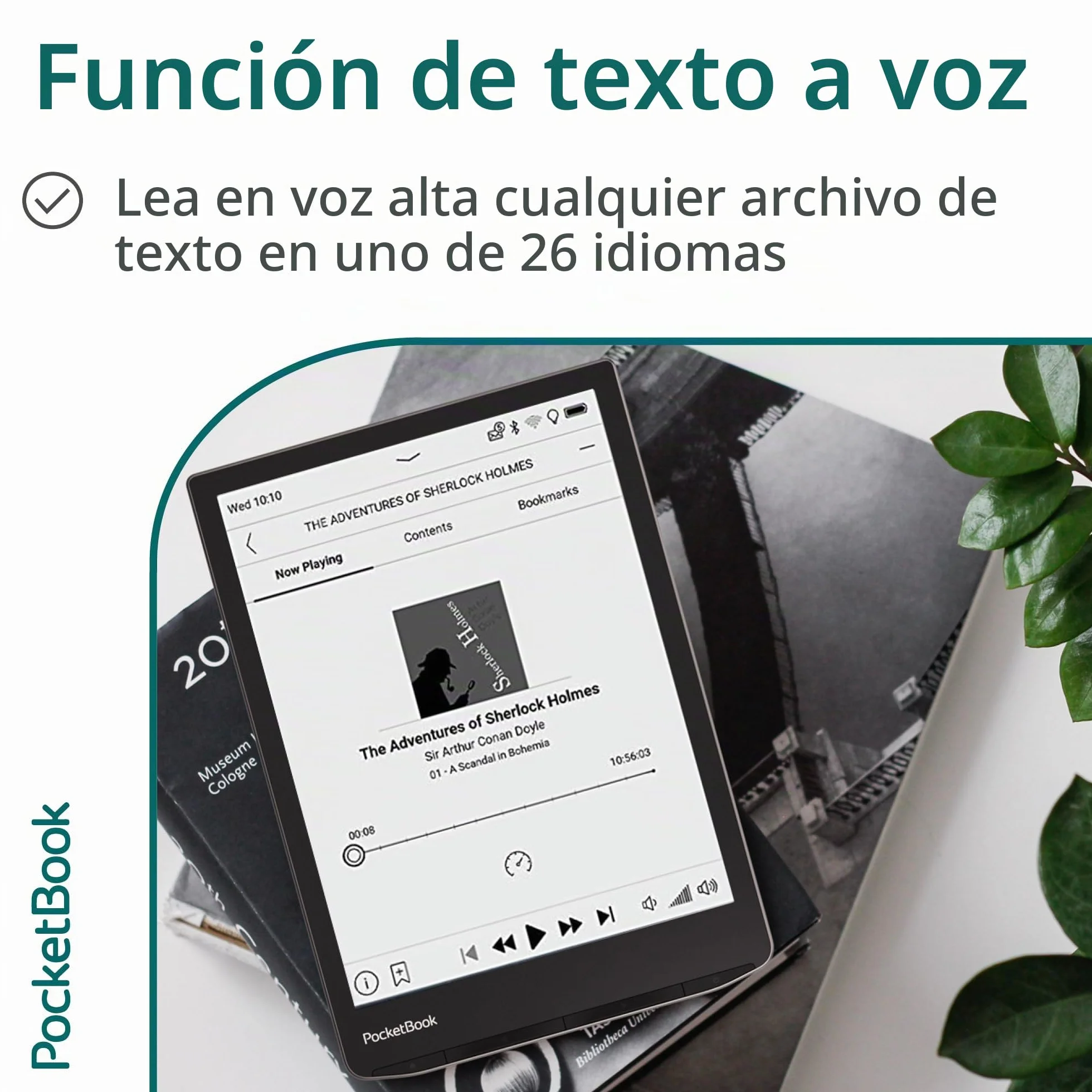 PocketBook InkPad 4 eReader 7.8" 32GB Plata