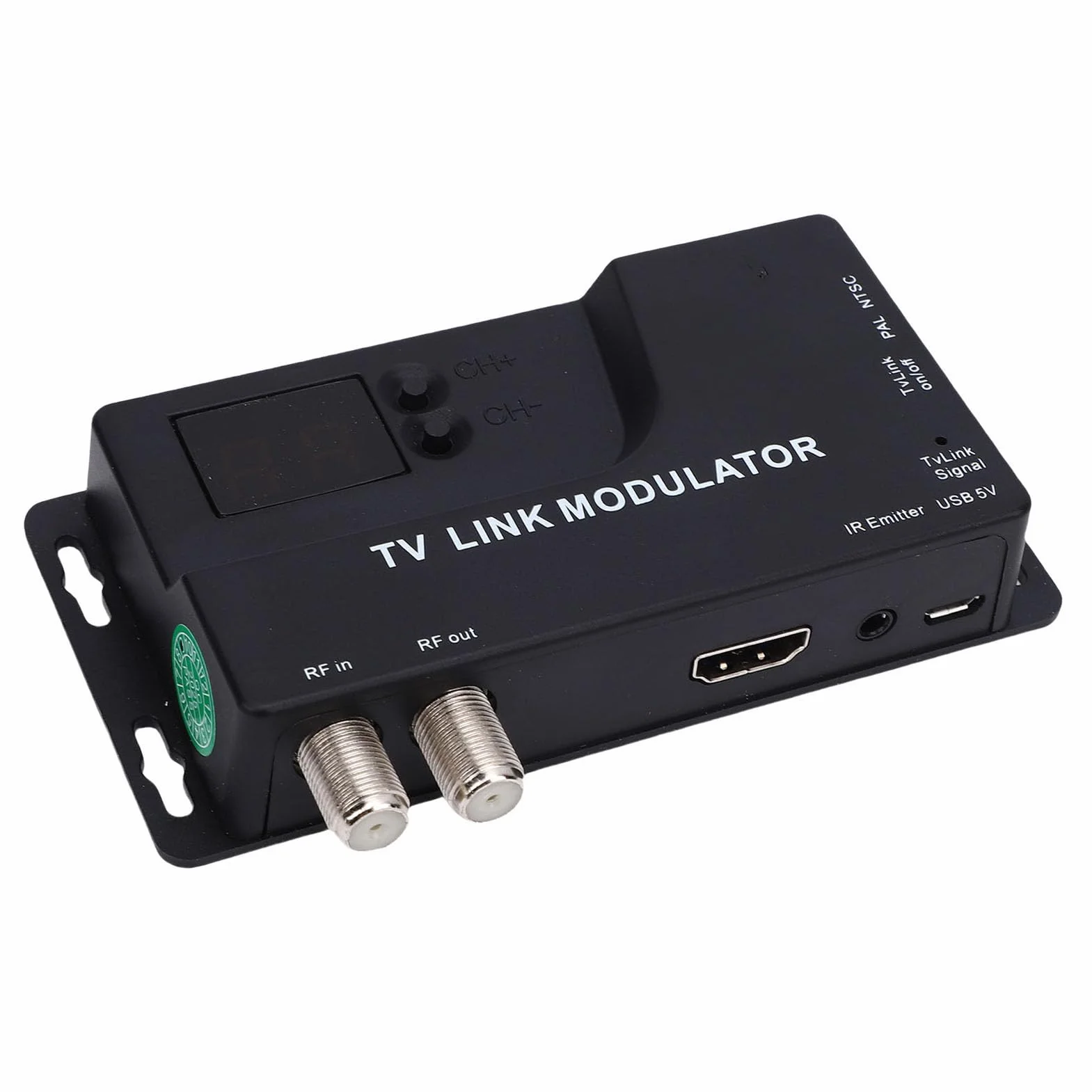 Yosoo Health Gear Modulador HDMI a RF, Convertidor Coaxial HDMI 1080P con Soporte NTSC PAL, Modulador RF 471.25MHz-885.25MHz para Consola de Juegos de TV, 1.4 Compatible con Decodificador