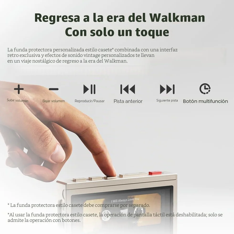 FiiO M21 Android 13 Reproductor de música portátil MP3 Snapdragon 680 4* CS43198 DAC Chips de Audio de Alta resolución DSD Bluetooth LDAC (Titanio Dorado)