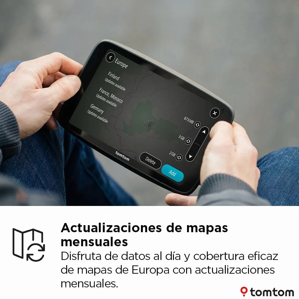 TomTom GO Professional 2.ª generación navegador para camión 6" pantalla táctil capacitiva mapas Europa tráfico tiempo real