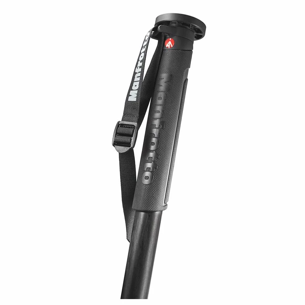 Manfrotto MPMXPROC4 - Monopié XPRO+, 4 secciones, fibra de carbono