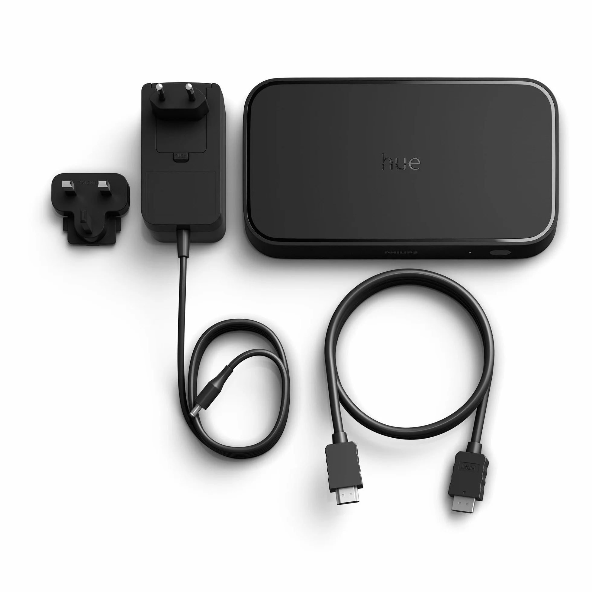 Philips Hue Play HDMI Sync Box 8K Sincronizador de Luz Ambiente con Videojuegos Películas Música Hasta 10 Luces LED Admite Dolby Vision HDR10+