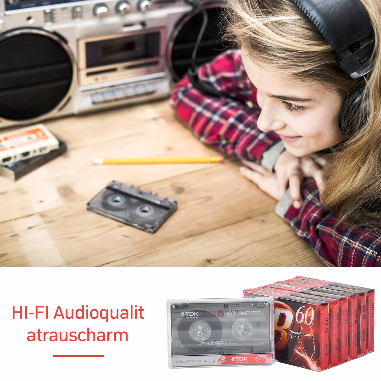 Casete De Audio Profesional De 60 Minutos 10PCS Cintas En Blanco Para Grabaciones