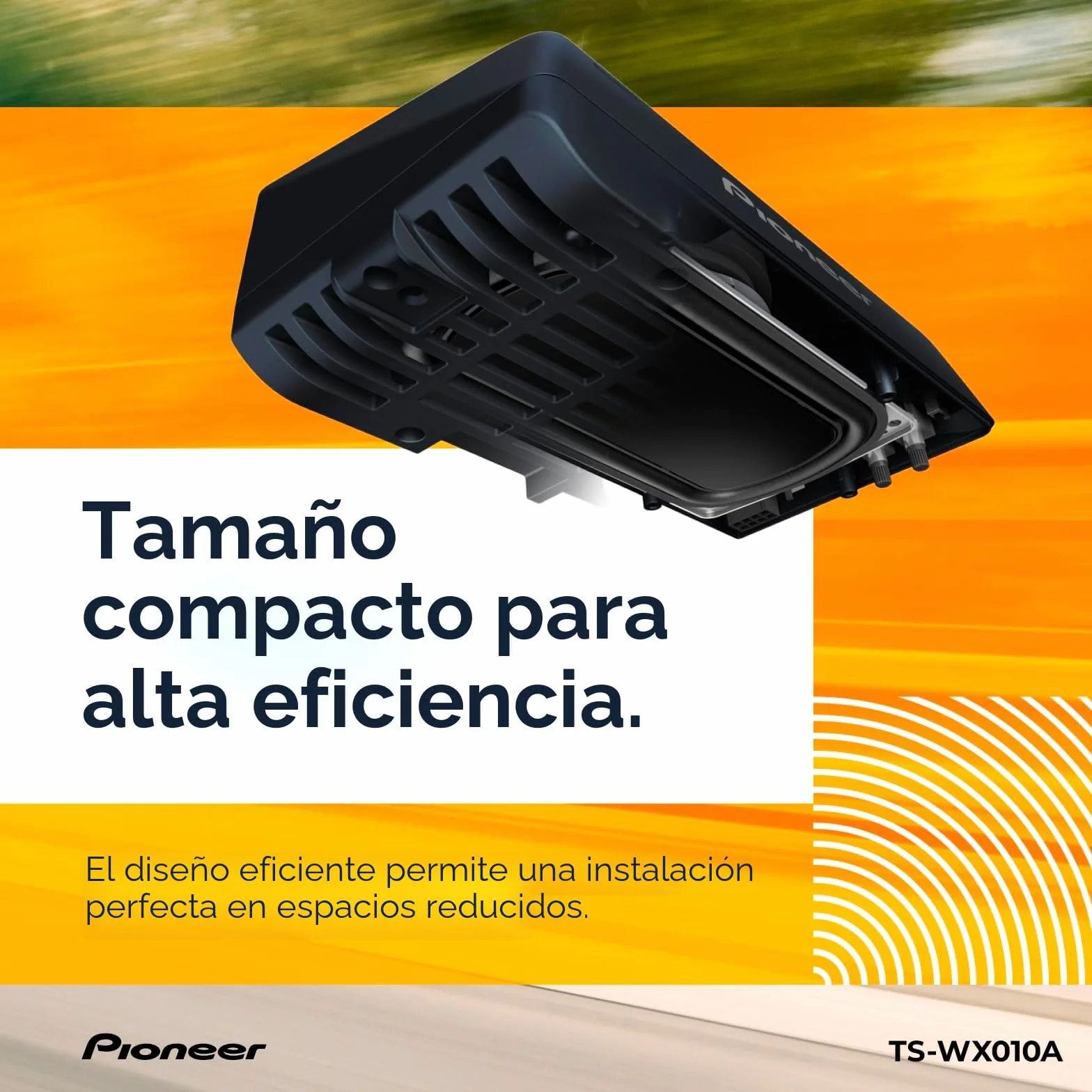 PIONEER TS-WX010A Subwoofer Activo Amplificador Clase D 160W