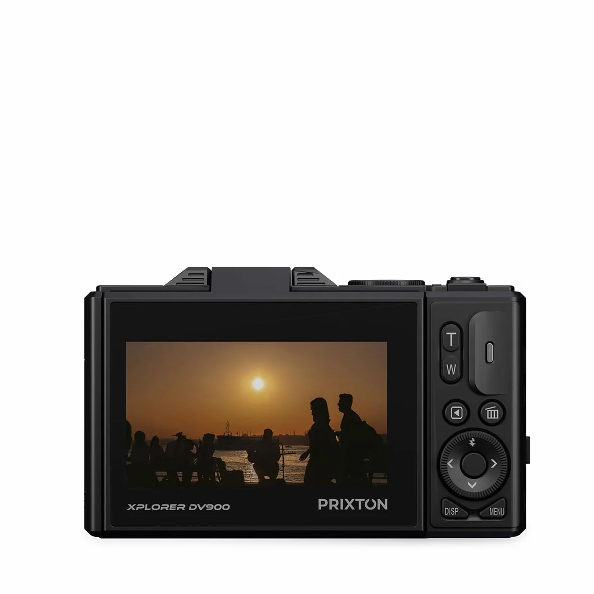 PRIXTON Cámara Digital Xplorer DV900 4K 64M WiFi LCD IPS Pantalla Giratoria Batería Recargable 1,5h Tarjeta SD 256GB Reacondicionado