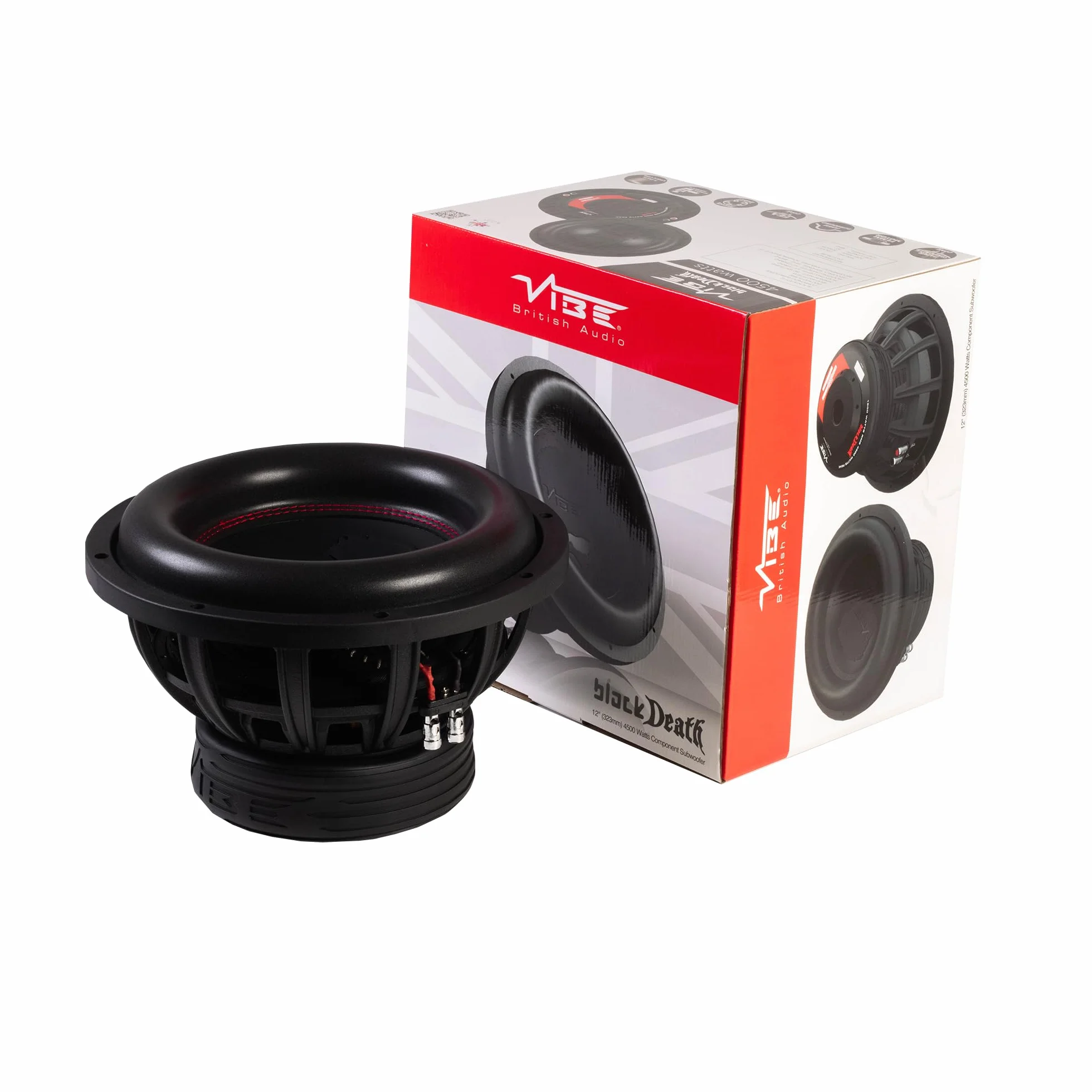 VIBE BD12SPL Subwoofer de 12 Pulgadas (Dual 4 ohmios) 1500 W RMS SPL