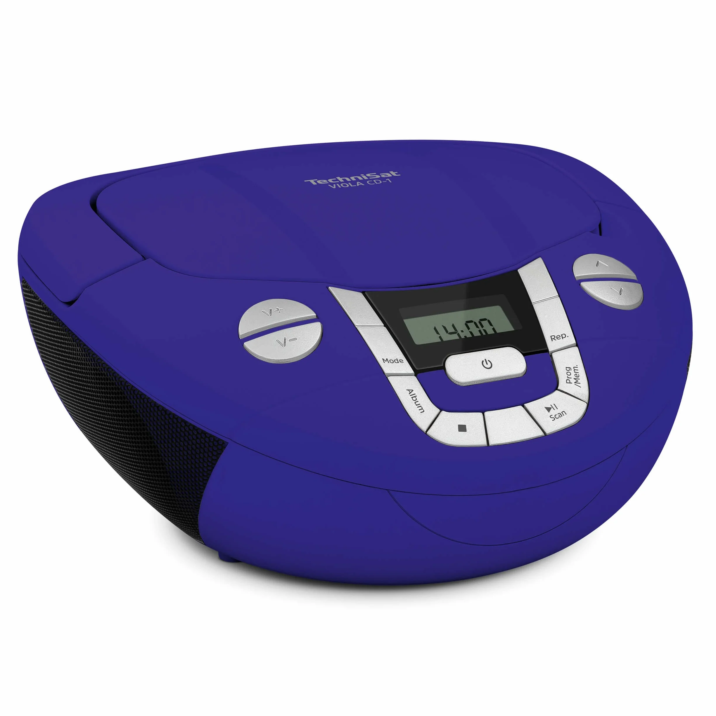TechniSat VIOLA CD-1 Reproductor de CD estéreo portátil Boombox con Bluetooth y radio FM