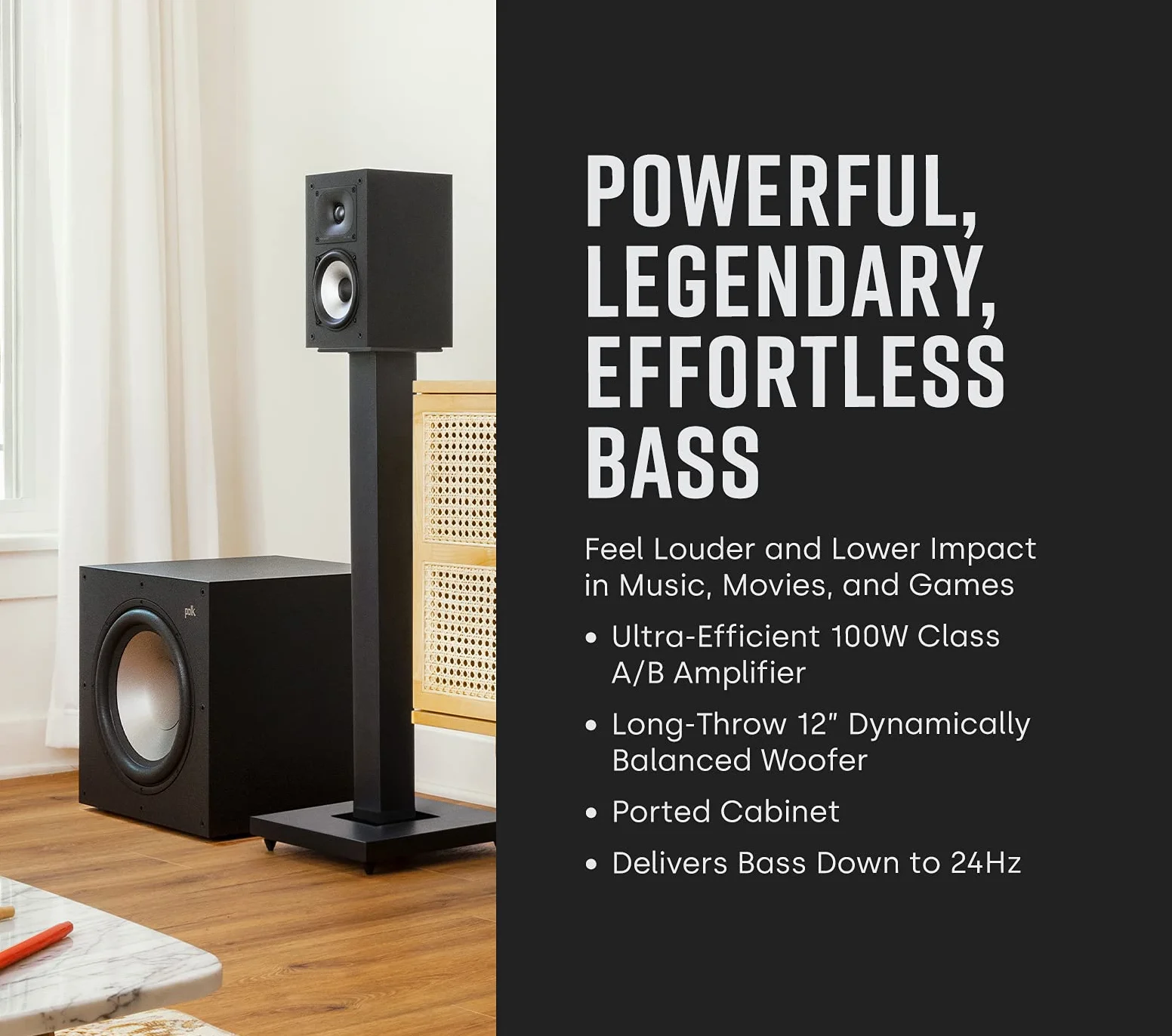 Polk Audio Monitor XT12 Subwoofer 12"