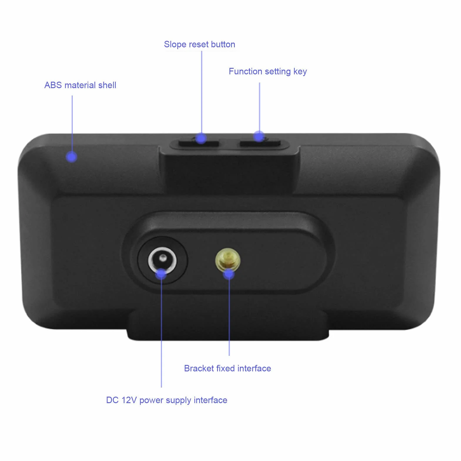 Motocicleta Head Up Display, GPS Alarma de Advertencia de Exceso de Velocidad Presión de los Neumáticos HUD Medición de Kilometraje Monitor de Velocidad para el Motor de Transporte Inclinómetro Moto V