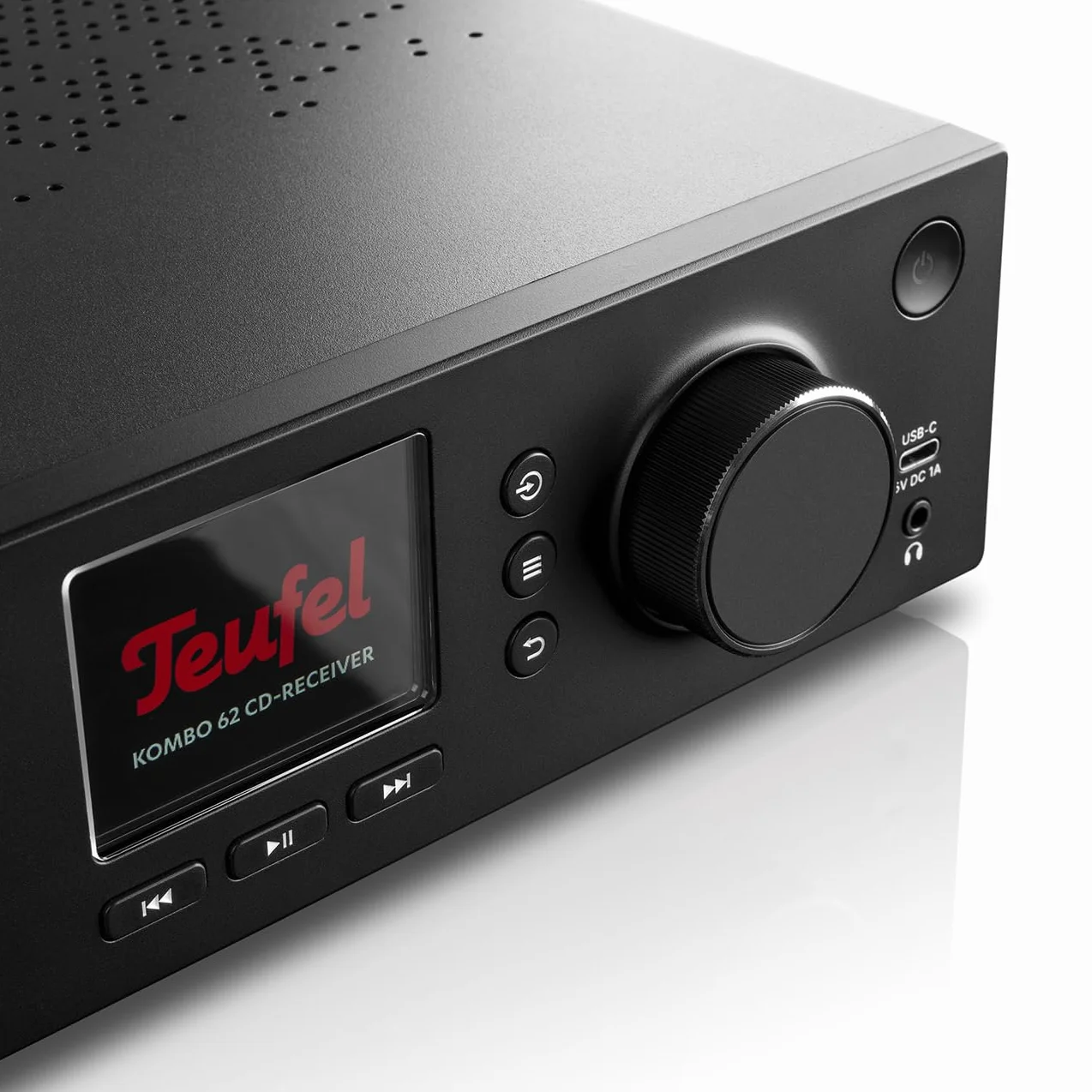 Teufel Ultima 20 KOMBO 3 SE - Cadena HiFi Estéreo con Bluetooth y CD, Potente, LAN, WiFi, Radio Digital DAB+, USB, Sistema de 3 Vías, Música, Películas, Juegos (Negro)