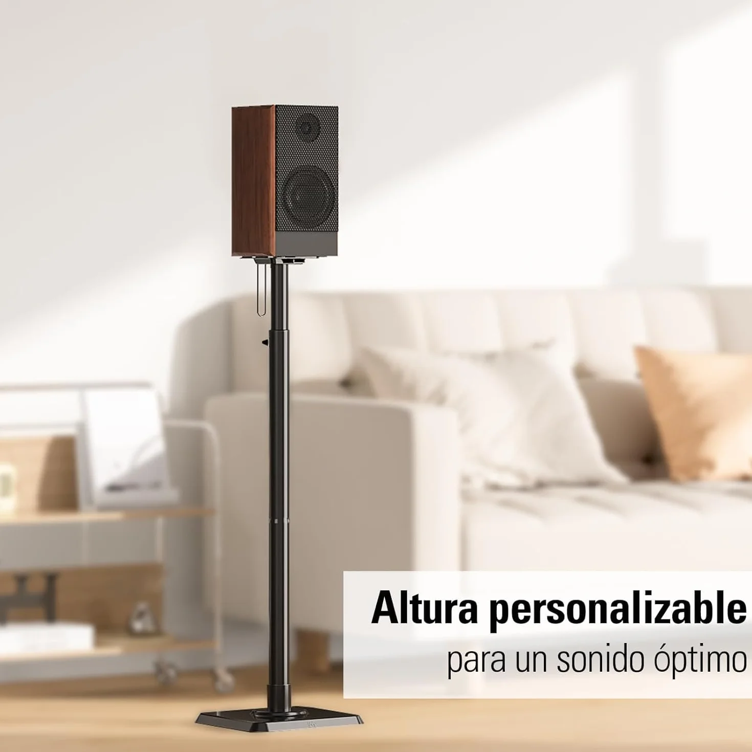 Mounting Dream Soporte de Altavoz Regulable para Satélites 5 kg, Juego de 2