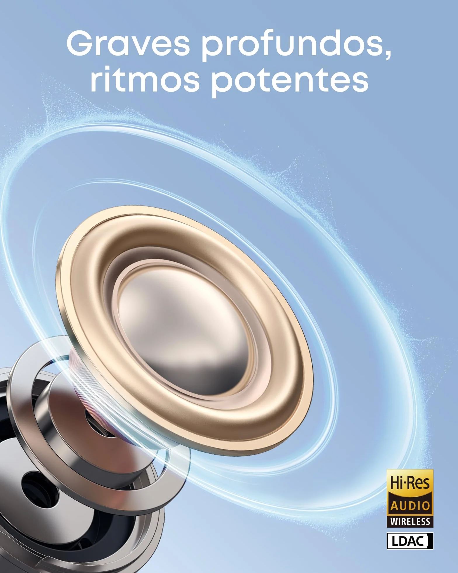 Soundcore C50i de Anker, Auriculares Abiertos, Auriculares con Clip, diseño FlexiClip, Drivers de 12 mm con Graves potentes, Llamadas nítidas con IA, 28 h de Uso, Ajuste Seguro, IP55, Bluetooth 6.0